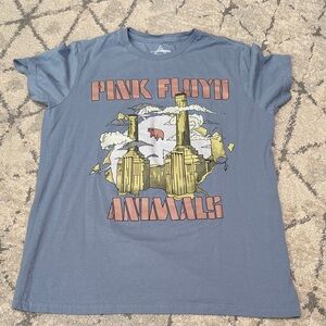 Pink Floyd Blue Graphic Tee